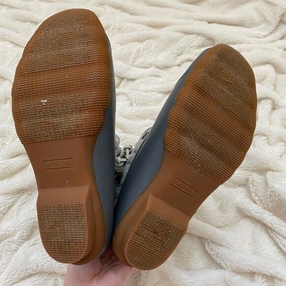 Sperry Saltwater metallic grey rain boots - Picture 4 of 5